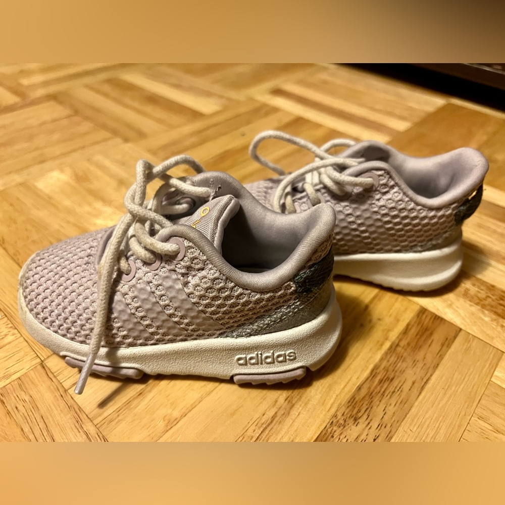 Lilac toddler adidas Tennis shoes